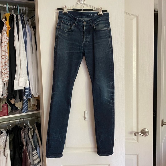 COS Skinny Jeans Tapered Leg Size 28 - Picture 3 of 8
